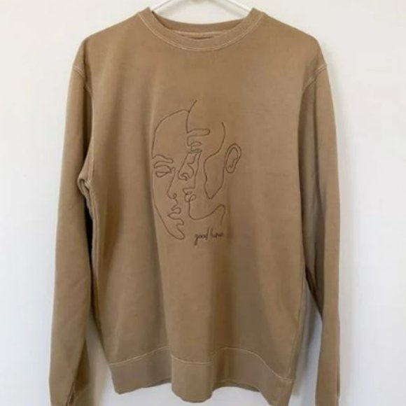 Unique Embroidered Sweatshirt by Good Human - Picture 2 of 3